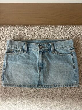 Brandy Melville Denim Mini Skirt